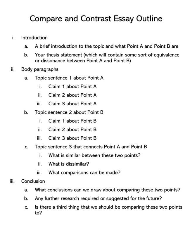 35 Free Essay Outline Templates How To Write 9 Types 35 Free Essay Outline Templates How To Write 9 Types