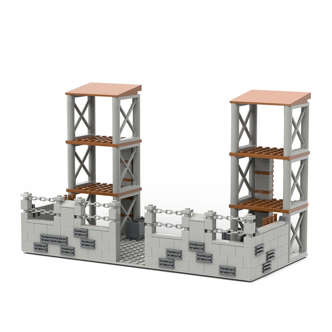 Defense Wall Military War Scene Moc 89523 Creator With 240 Pieces Moc Defense Wall Military War Scene Moc 89523 Creator With 240 Pieces Moc